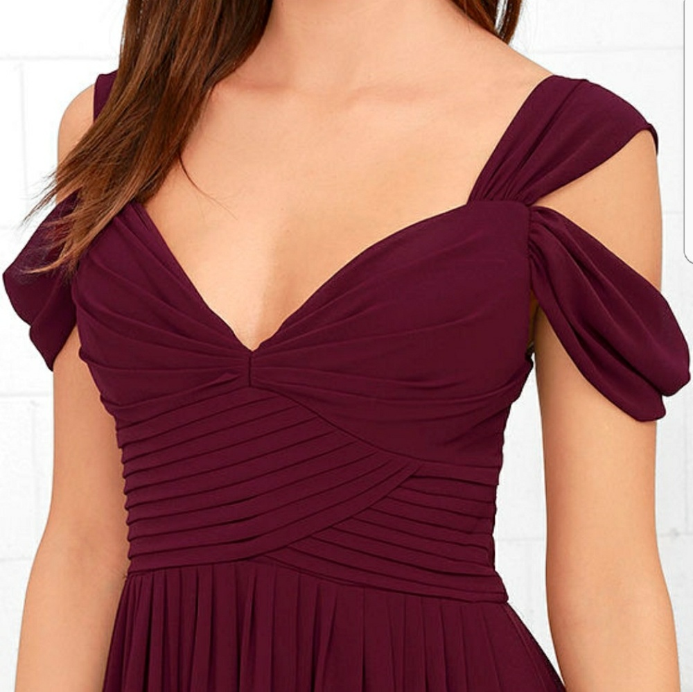 Make Me Move Burgundy Maxi Dress